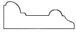 8551 Panel mold 0.687" x 1.750" 